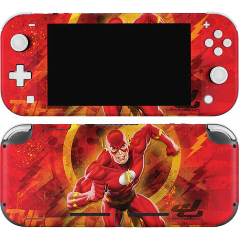 DC Comics The Flash Action Pose Nintendo Switch Lite Skin